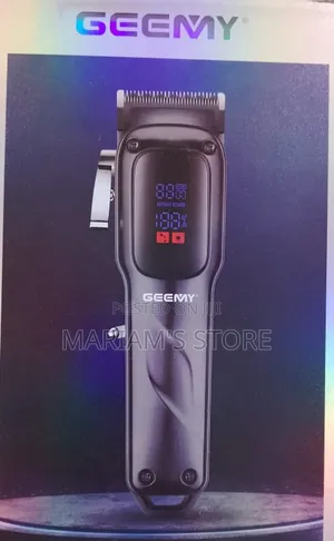 Geemy Professional Hair Clipper With Built-in Digital Display.