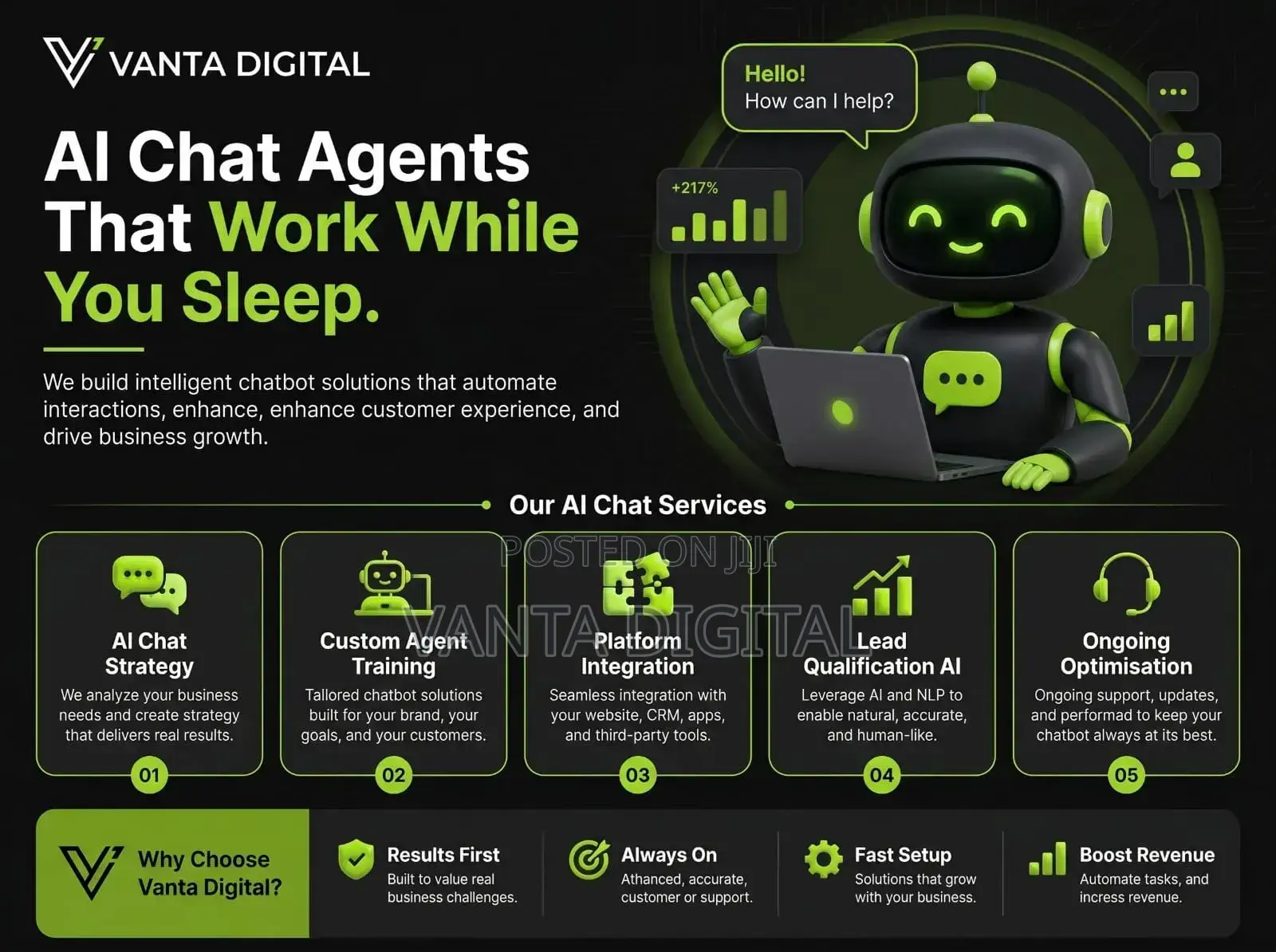 Ai Websites, Chatbots Automations | Vanta Digital
