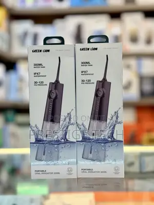 Green Lion Portable Oral Irrigator Dental Flosser, Rechargeable