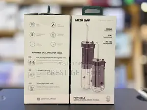 Green Lion Portable Oral Irrigator Flosser, Rechargeable Battery