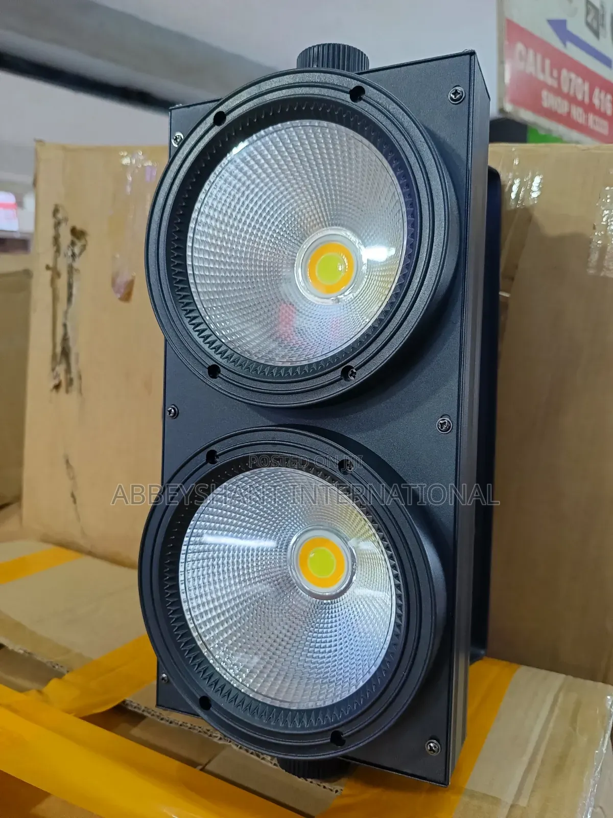 Stage Lights 2-Eye Cob Led Audience Blinder Stage Light