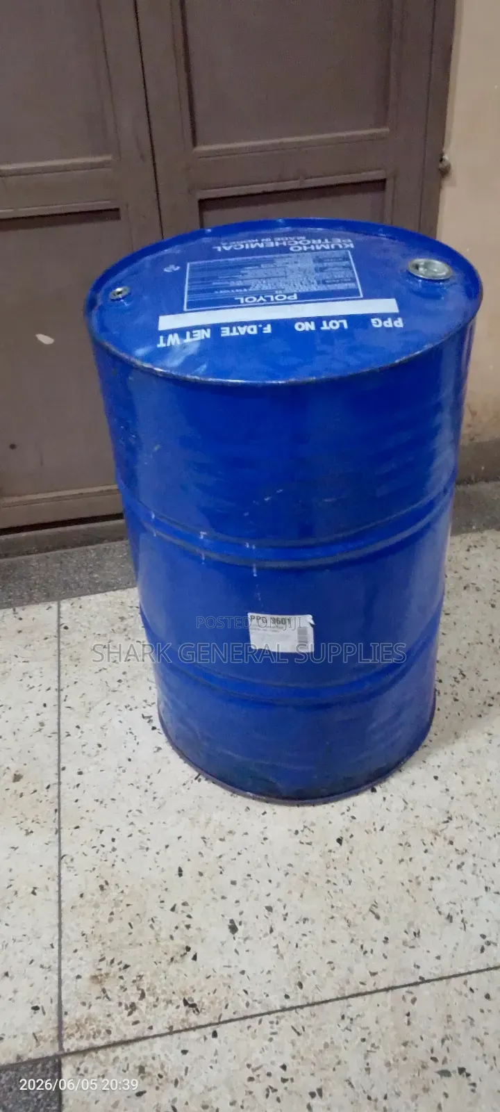 Water Drum 220liters (Metallic)