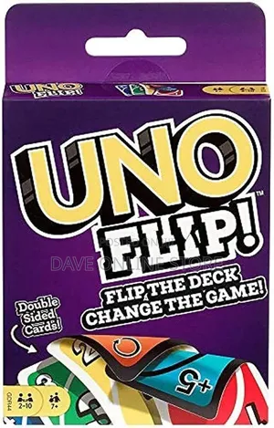 Uno Flip! Card Game New Mattel Games Double Sided 2-10 Players