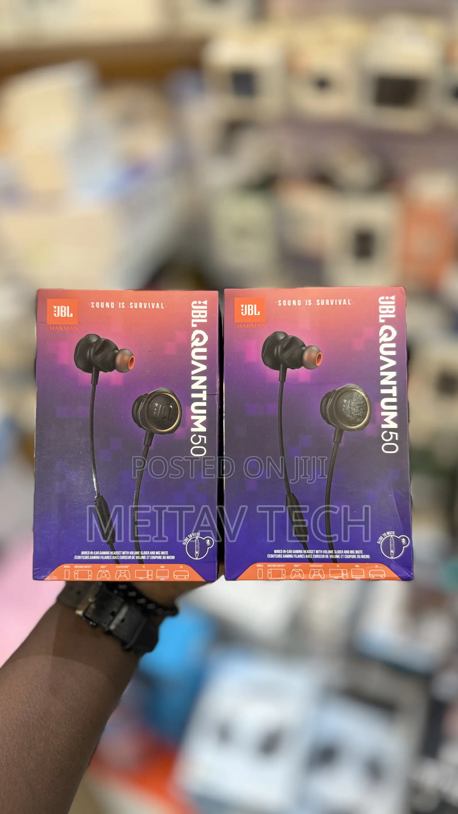 JBL Quantum 50 Wired in-Ear Gaming Headset