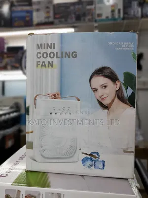 Mini Desk Mist Fan Rechargeable