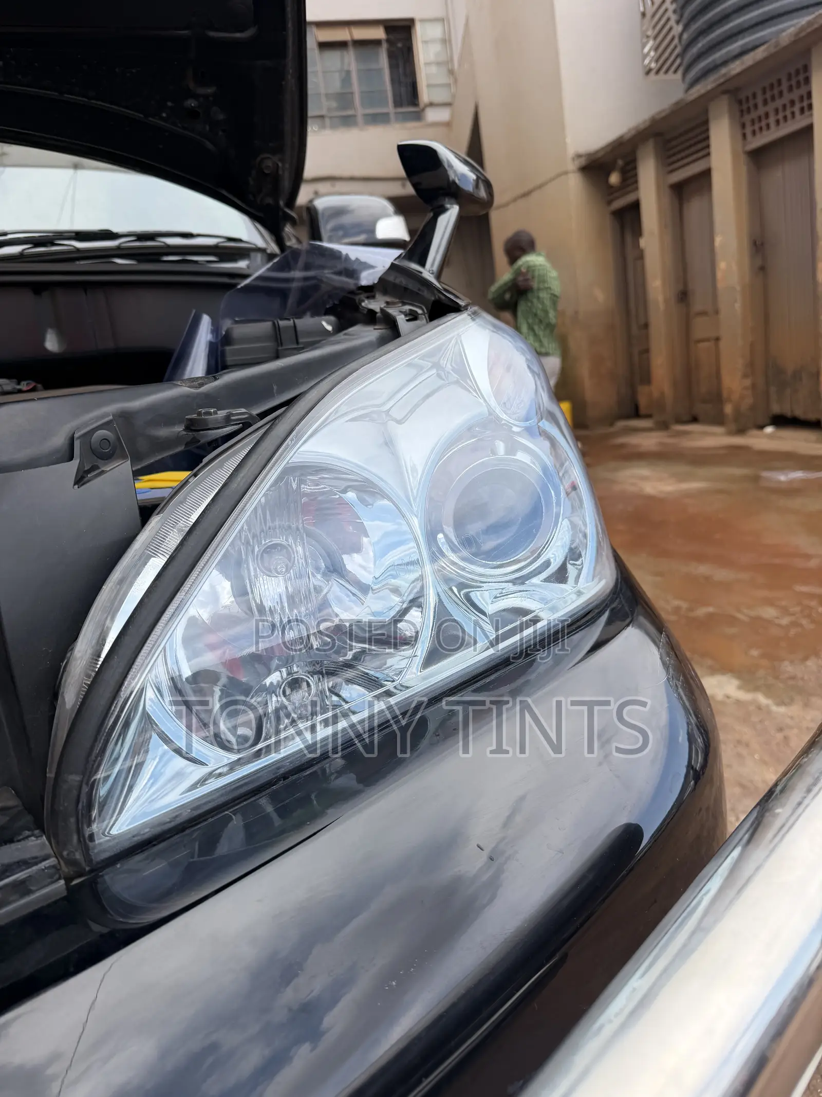 Headlamp Light Blue Stickers