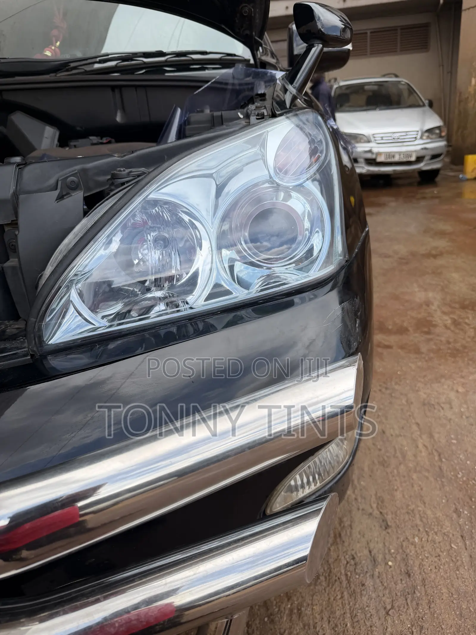Headlamp Light Blue Stickers