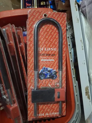 U-shaped Security Lock Designed For Both Glass Doors And Motorcycles.
