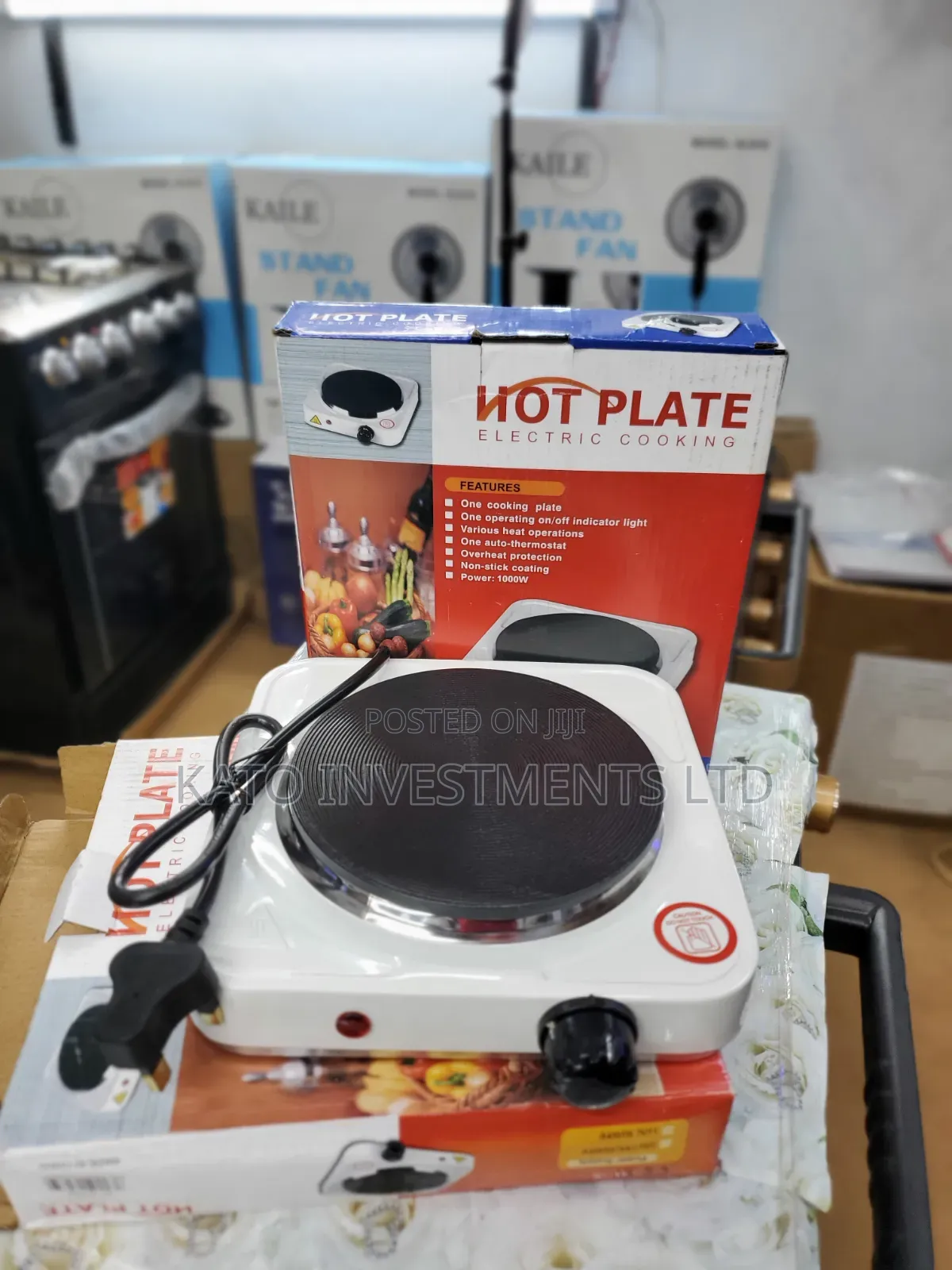 Original 3pin Single Solid Electric Hot Plate