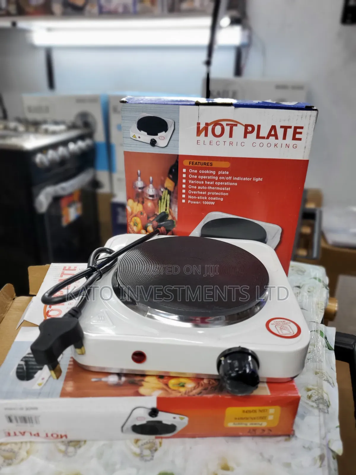 Original 3pin Single Solid Electric Hot Plate