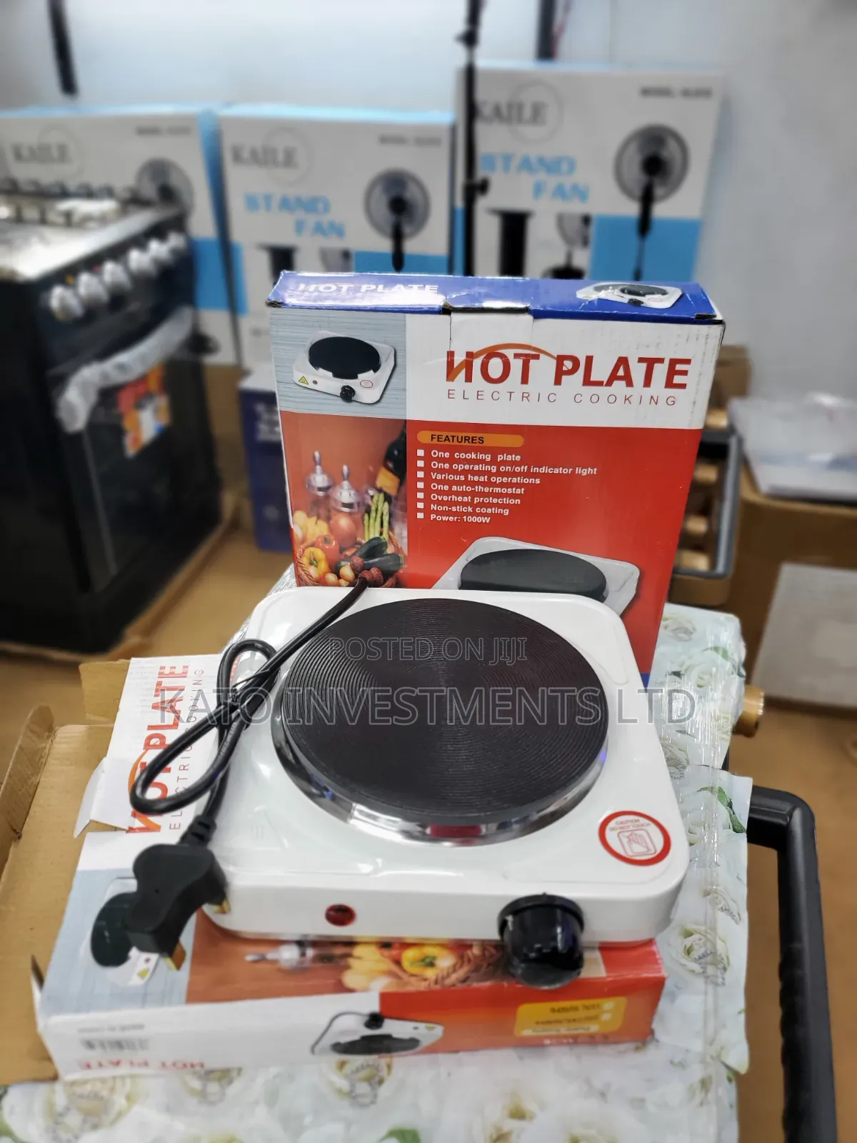 Original 3pin Single Solid Electric Hot Plate