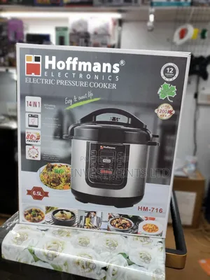 80% Super Fast Cooking 6.5l Pressure Cooker Hoffmans
