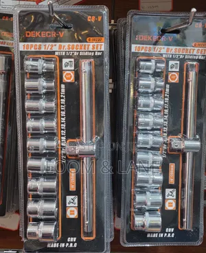 Dekecr-v Brand 10-Piece 1/2-Inch Drive Socket Set