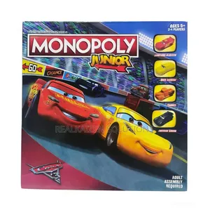 Disney Pixar Cars 3 Monopoly Junior Board Game – Family