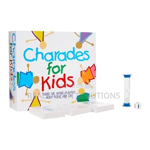 Pressman Charades For Kids – No Reading Required Family Card Game