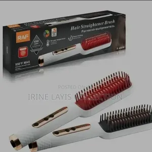 Electric Hair Straightener Brush.