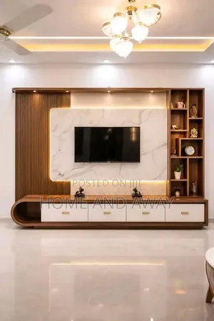 Full Panel Wall Unit Modern Tv Stands From 2,500,000/- In Any Colour
