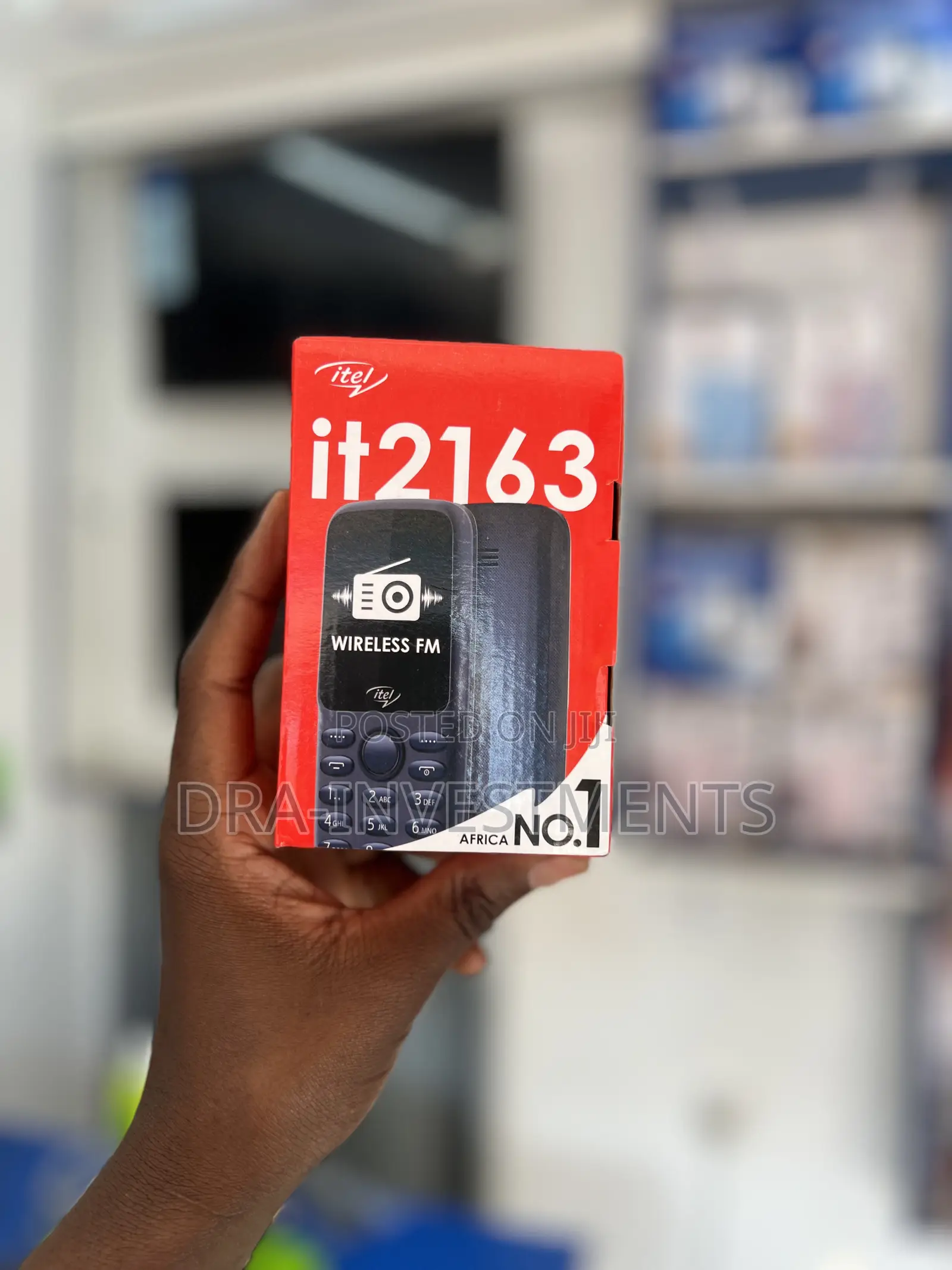New Itel it2163 Black
