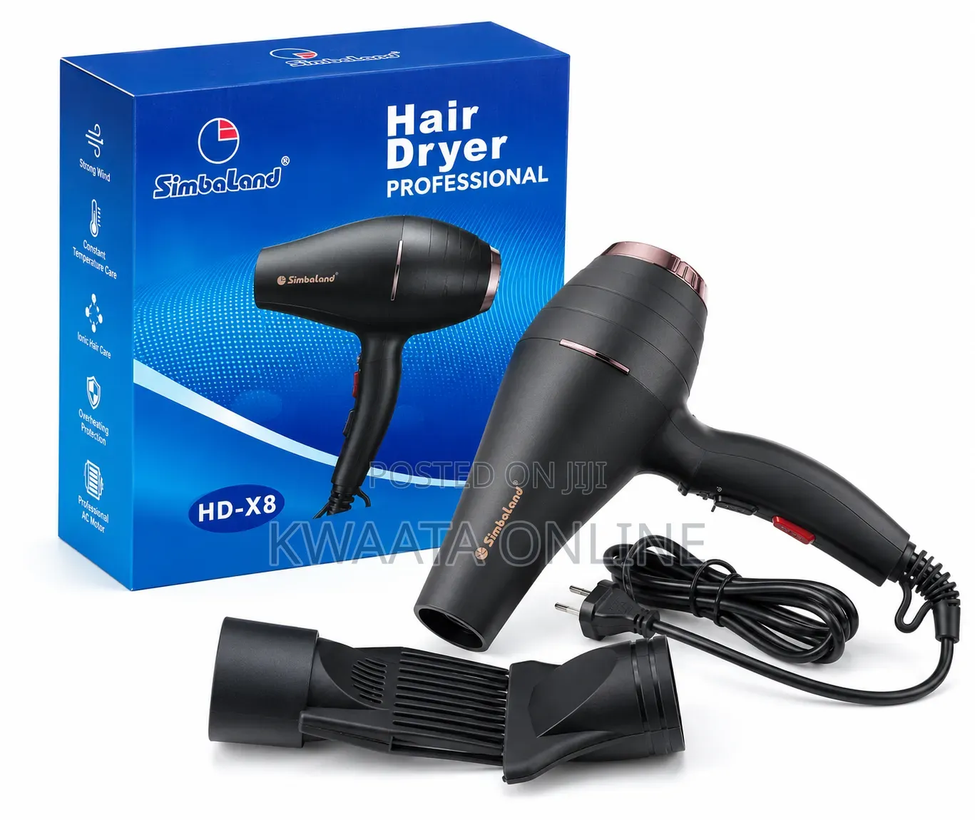 Simbaland Hd X8 Professional Hair Dryer