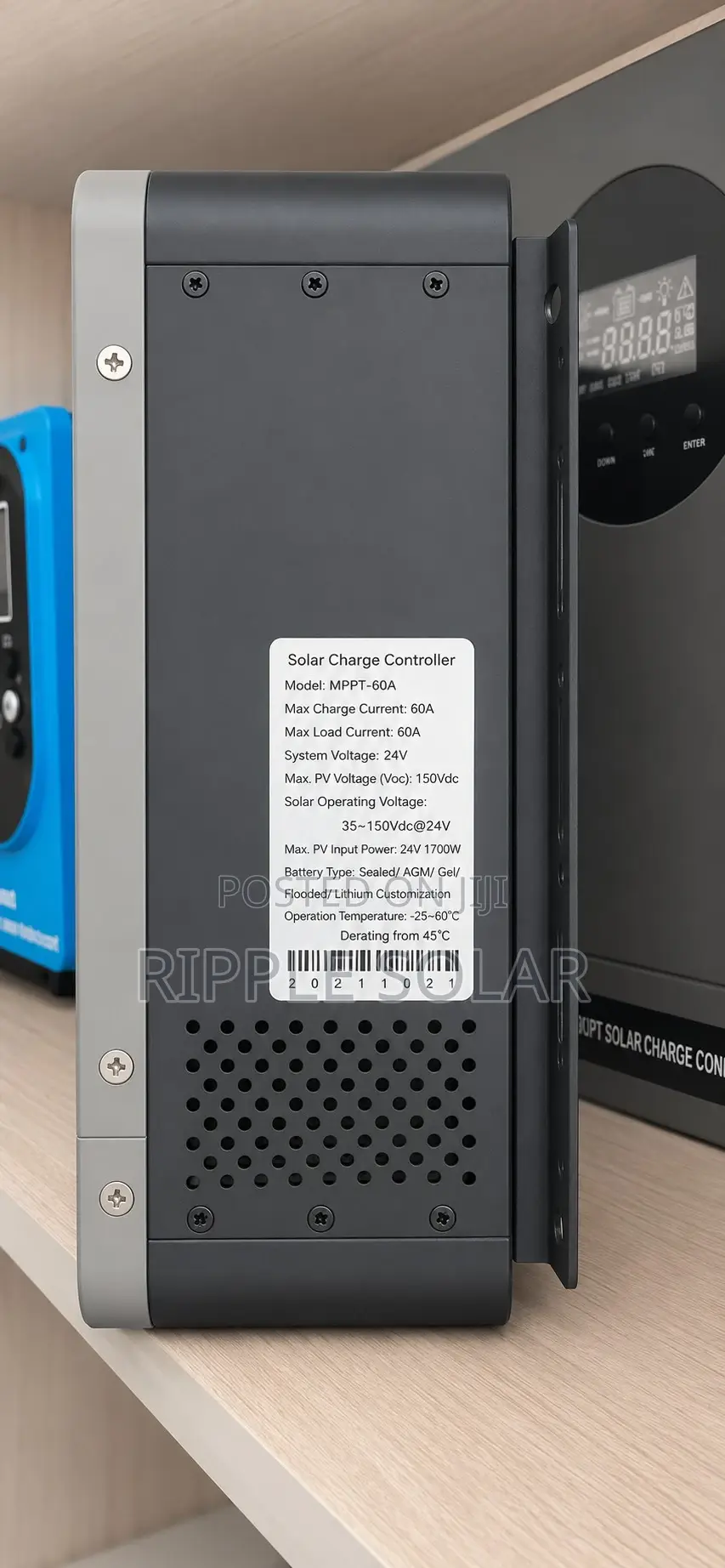 40a, 60a, 100a MPPT Solar Charge Controllers, 12v/24v/48v