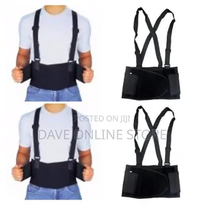 Back Support Adjustable Belt Waist Brace Heavy Duty Lift Suspenders