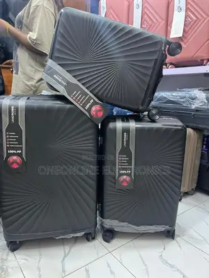 Unicross Brand Travel Suitcase a Distinctive Textured Black Hardshel