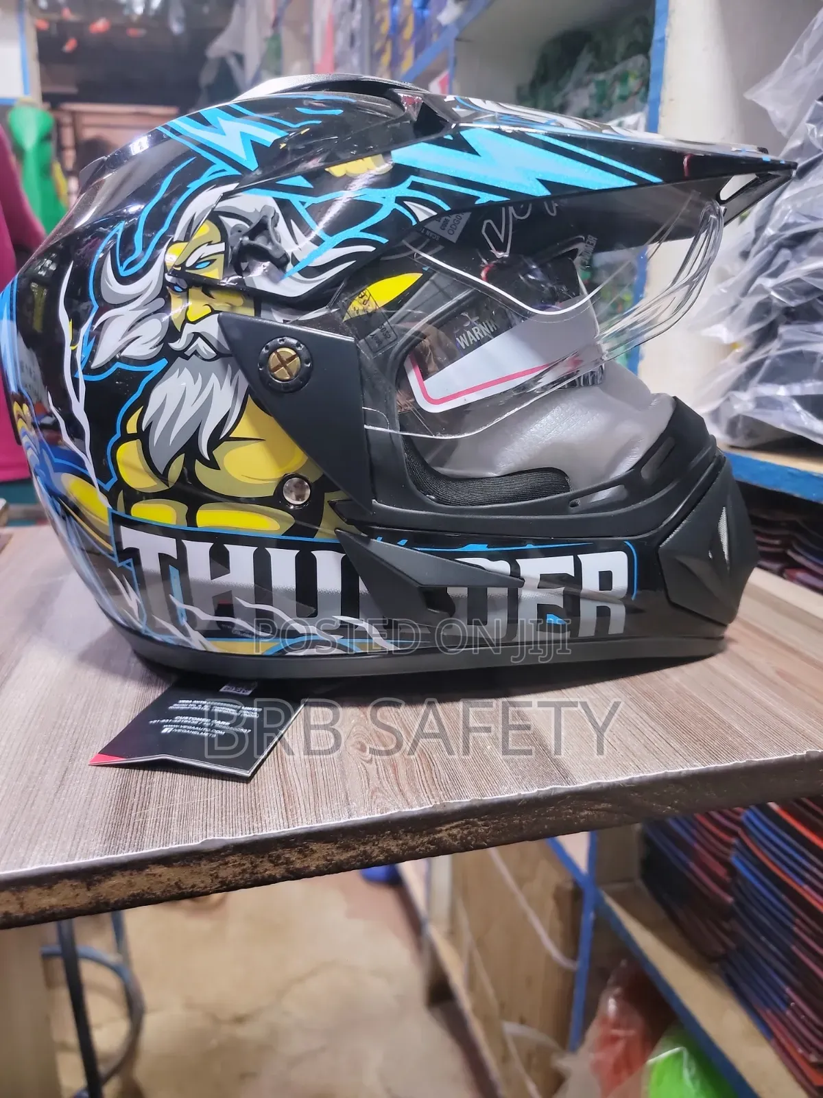 Off Road Vega Helmet. Blue
