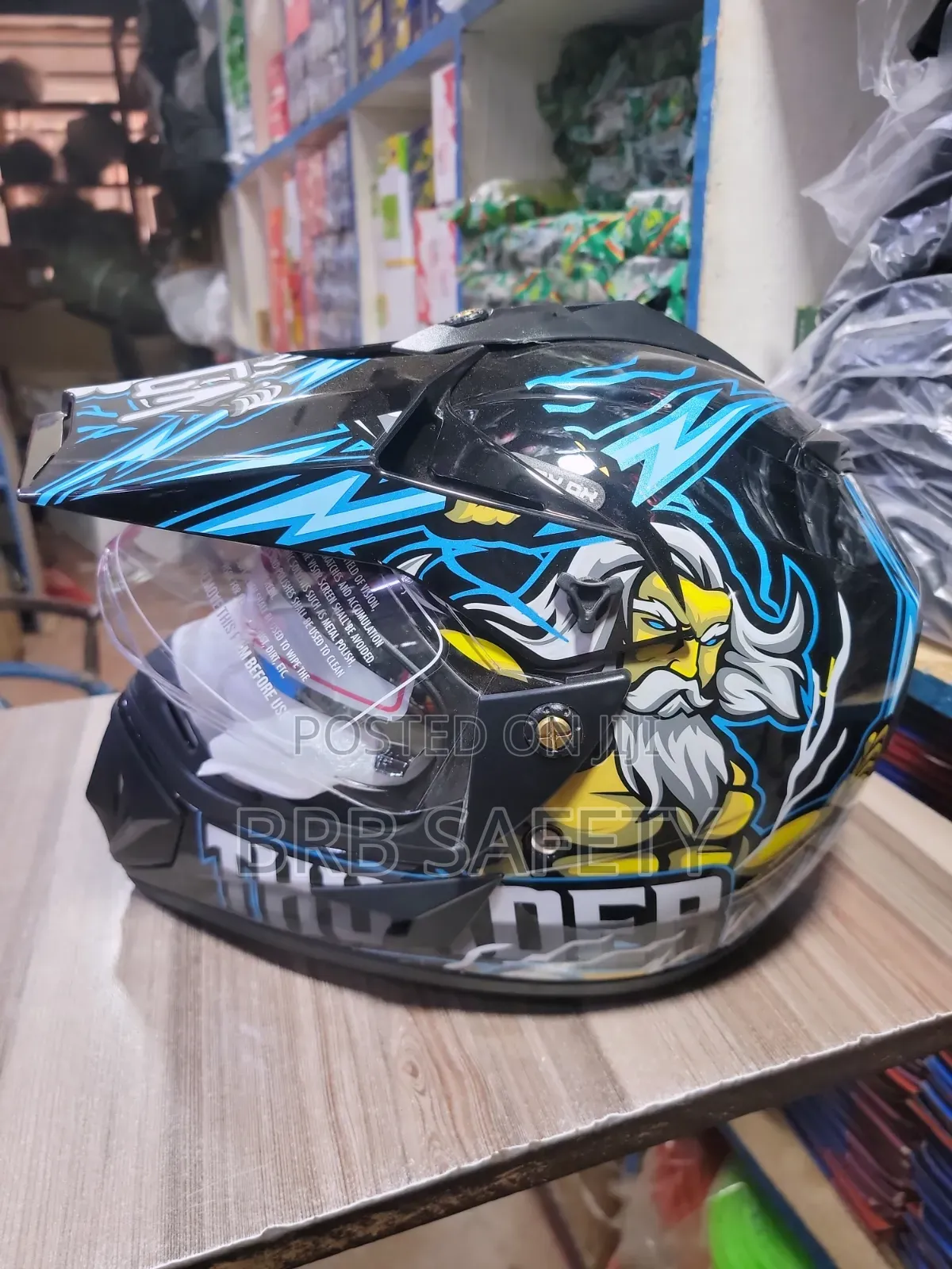 Off Road Vega Helmet. Blue