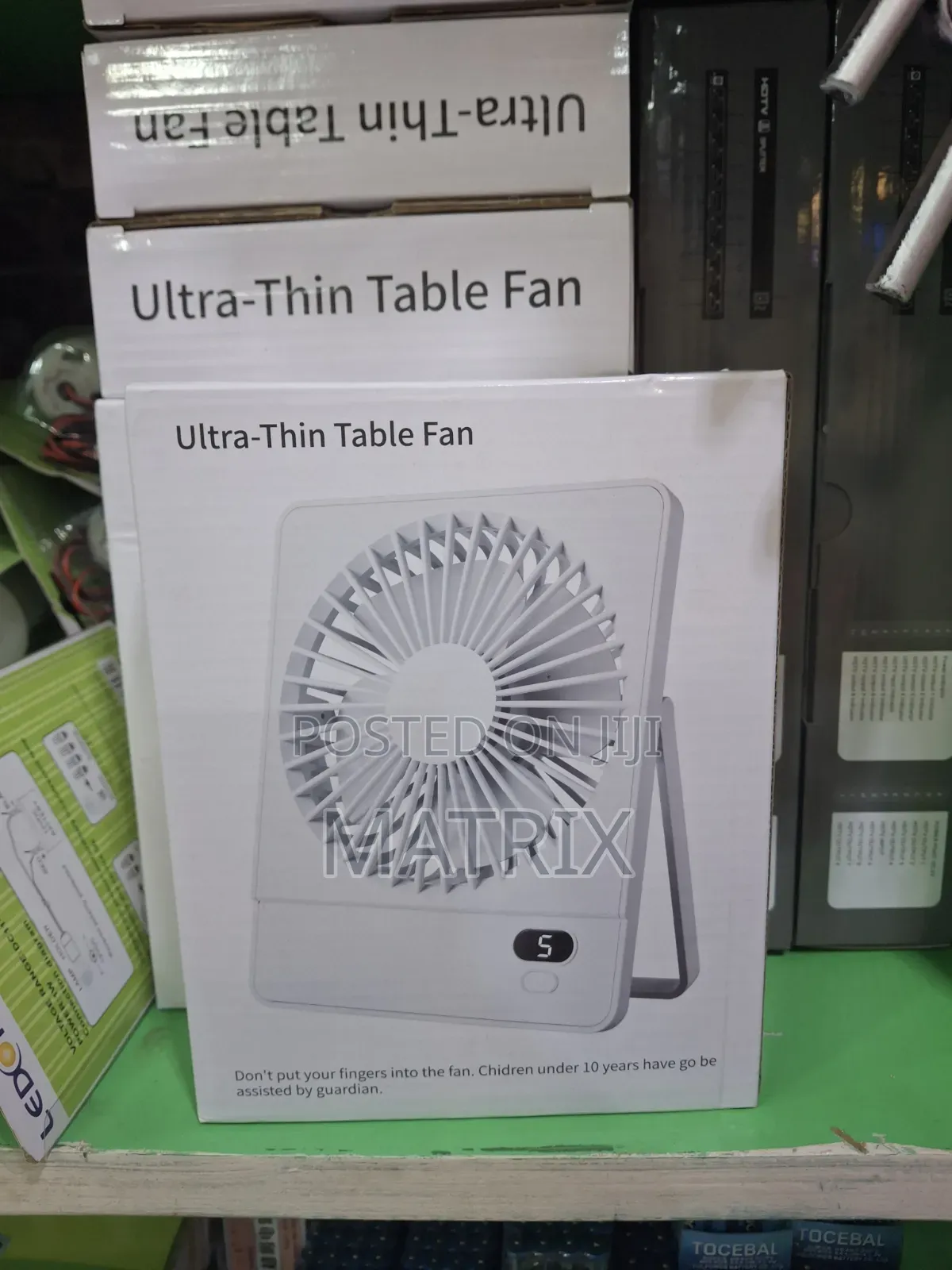 Handheld Ultra-Thin Desktop Digital Display Usb Tabletop Fan