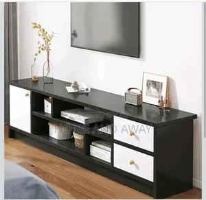 Black White Low Wooden Tv Stands From 700,000/- With Free Delivery