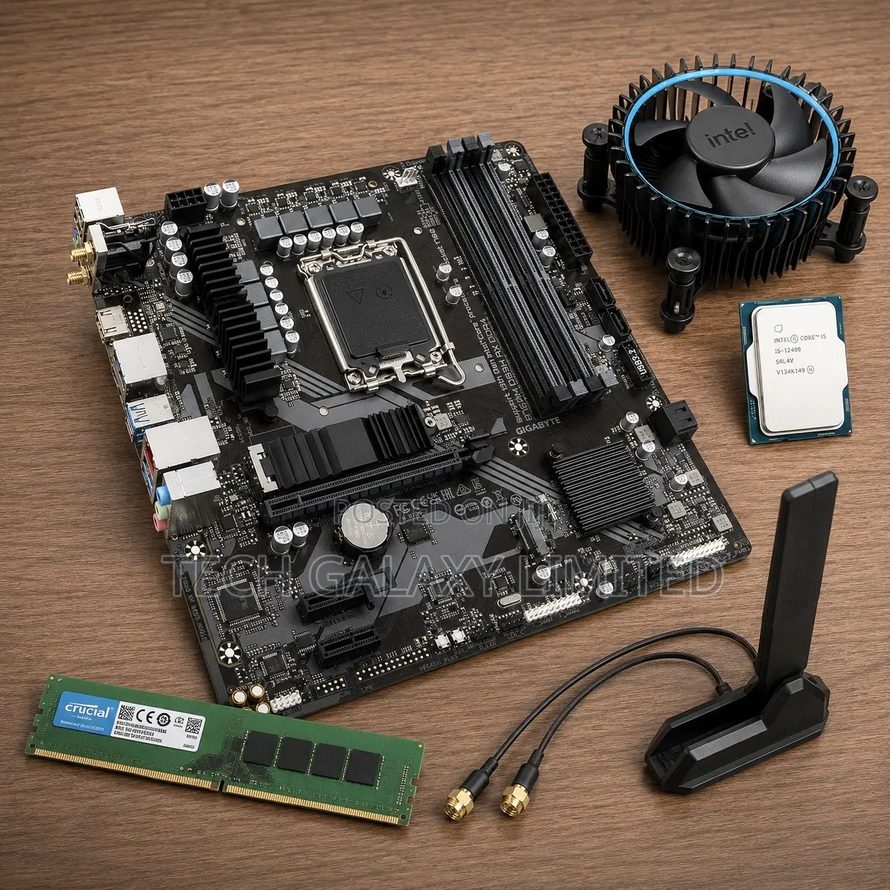 Gigabyte B760m Wifi, Core I5 12th Gen, 16gb Ddr4 Ram Motherboard Combo