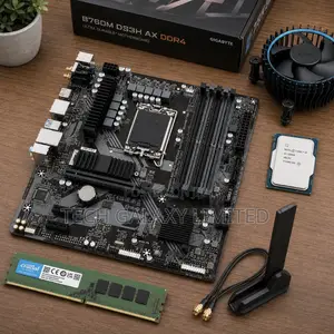 Gigabyte B760m Wifi, Core I5 12th Gen, 16gb Ddr4 Ram Motherboard Combo
