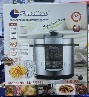 Simbaland 7l Pressure Cooker With Steamer,