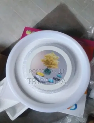 White Flame Round Led Ceiling Light