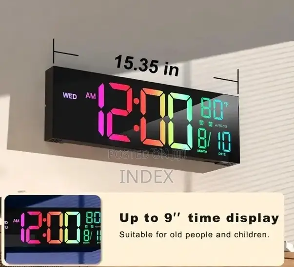 Digital Decorative Wall Clock