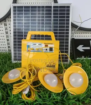 Solar System Radio,3 Bulbs, Usb Port, Charging Phones
