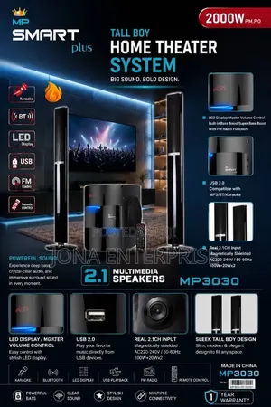 Smartplus Toll Boy Hometheater System 3030