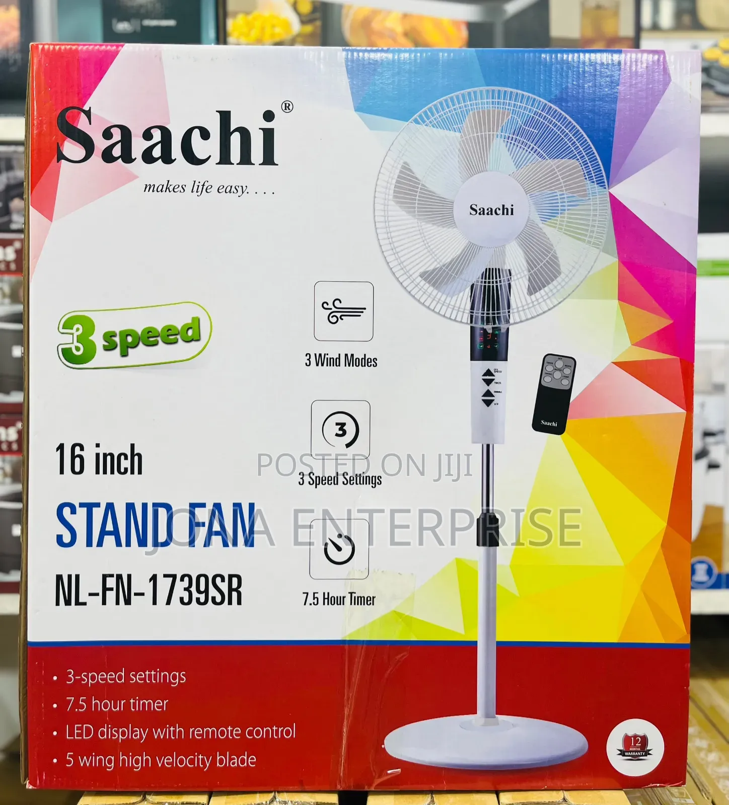 Saachi Remote Fans