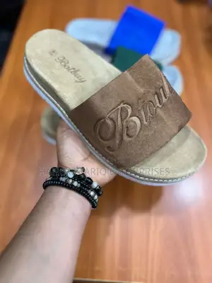 Botbuy Premium Suede-Finish Slip-on Slides