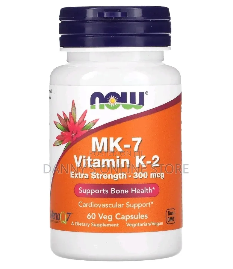 Mk-7 Vitamin K-2, 300mcg, 60 Vegetable Capsules
