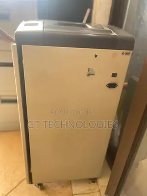 Heavy-Duty Commercial Paper Shredder With a White Body