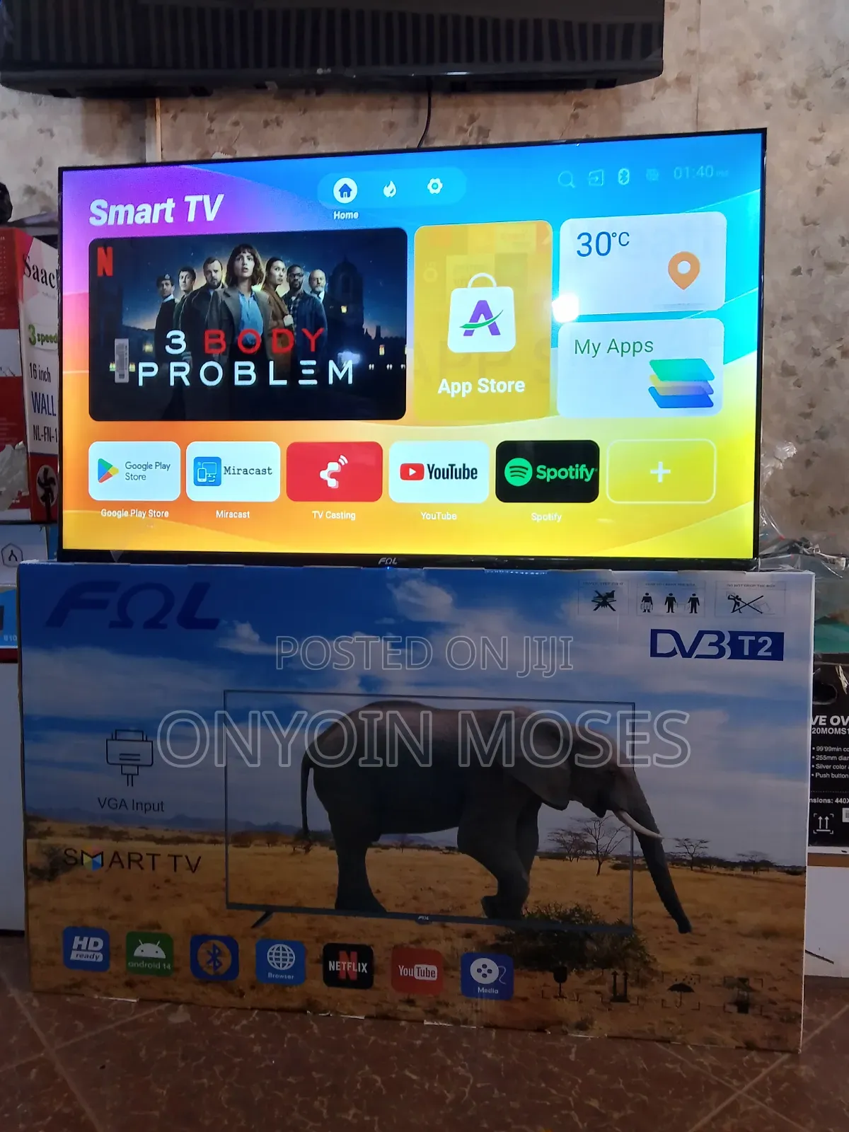 43" Fol Android Smart Digital Tv