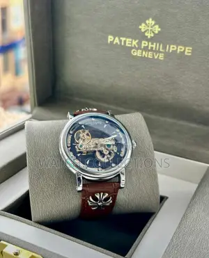 Available in Only Black Straps Patek Watch