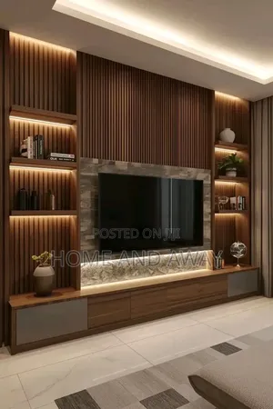 Floor to Ceiling Wall Unit Tv Stands From 2,100,000/- In Any Colour