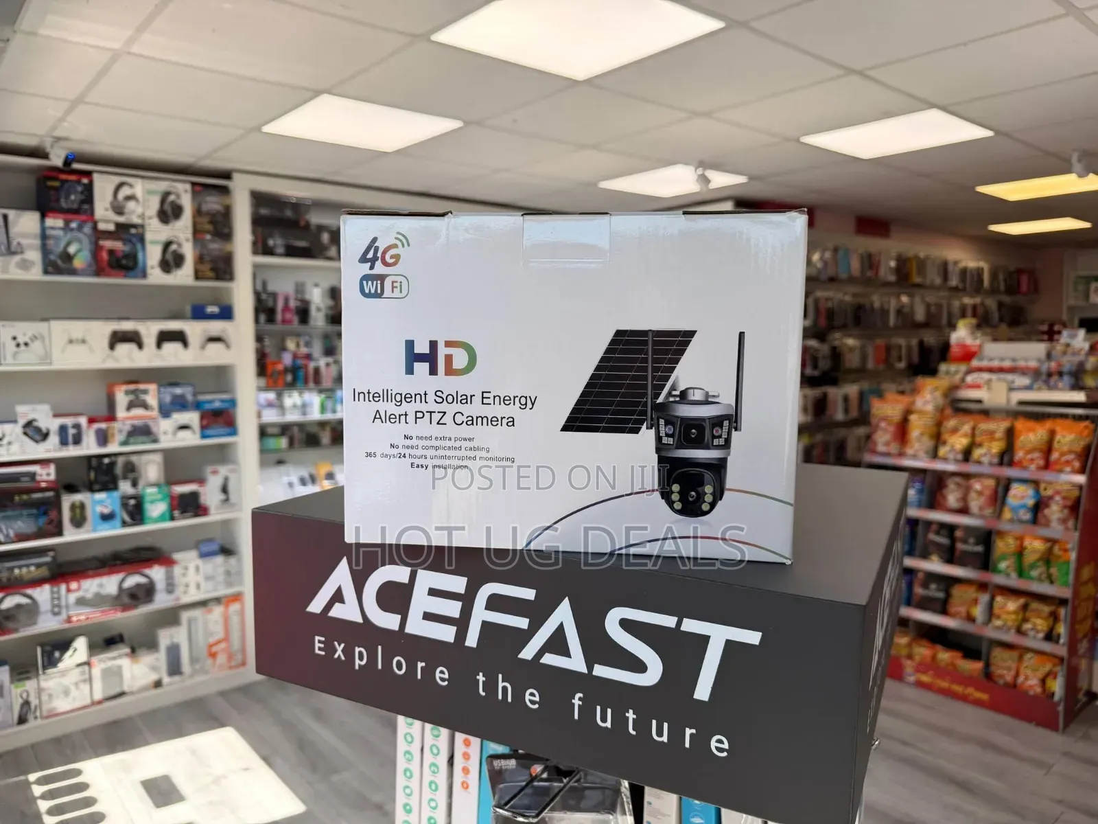 Smart Dual-Lens Solar-Powered Security Camera - Multicolor