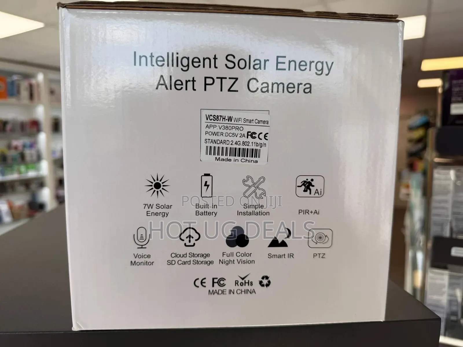 Smart Dual-Lens Solar-Powered Security Camera - Multicolor