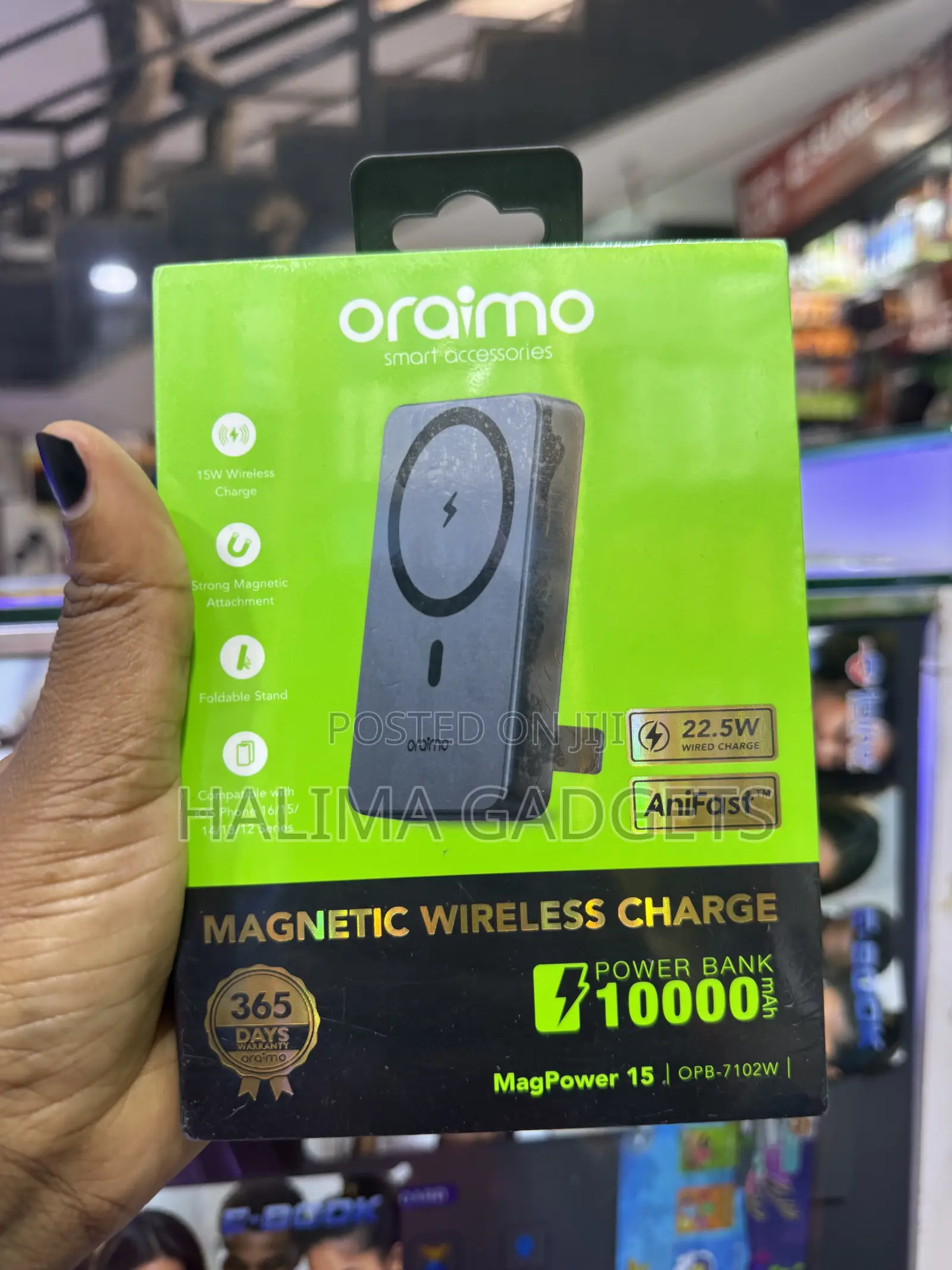 Oraimo 1000mah Wireless Power Bank