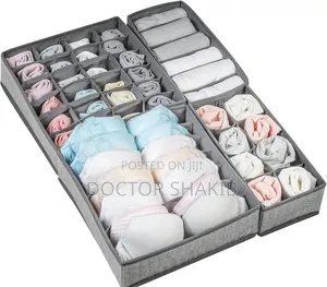 4 PCS Foldable Closet Underwear Organizers Drawers