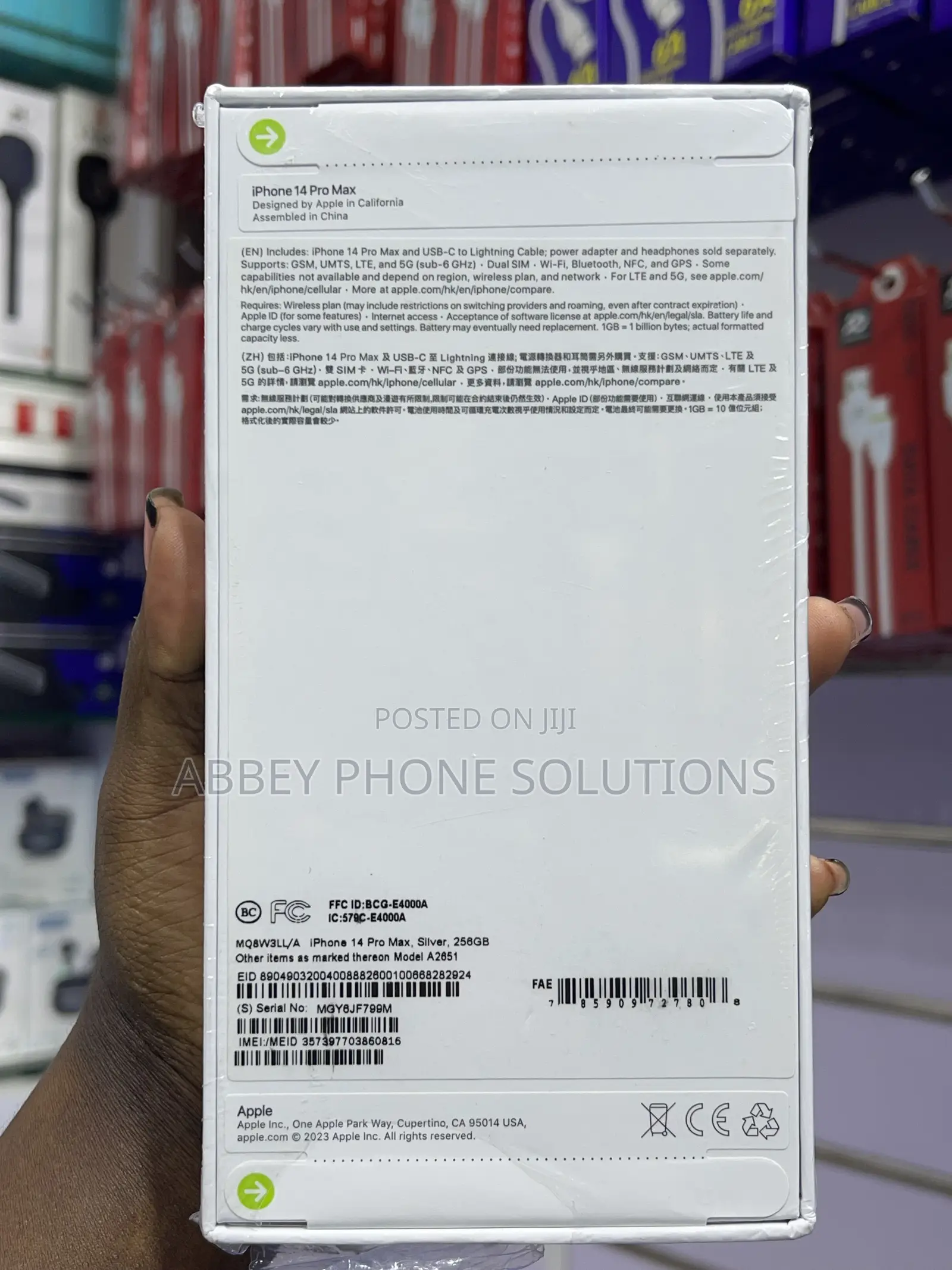 New Apple iPhone 14 Pro Max 256 GB Silver