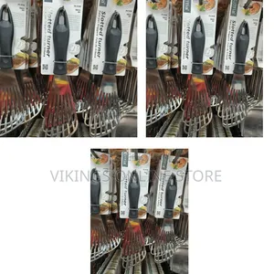 Eotia Brand Stainless Steel Slotted Turners Measuring 24.5cm in Length